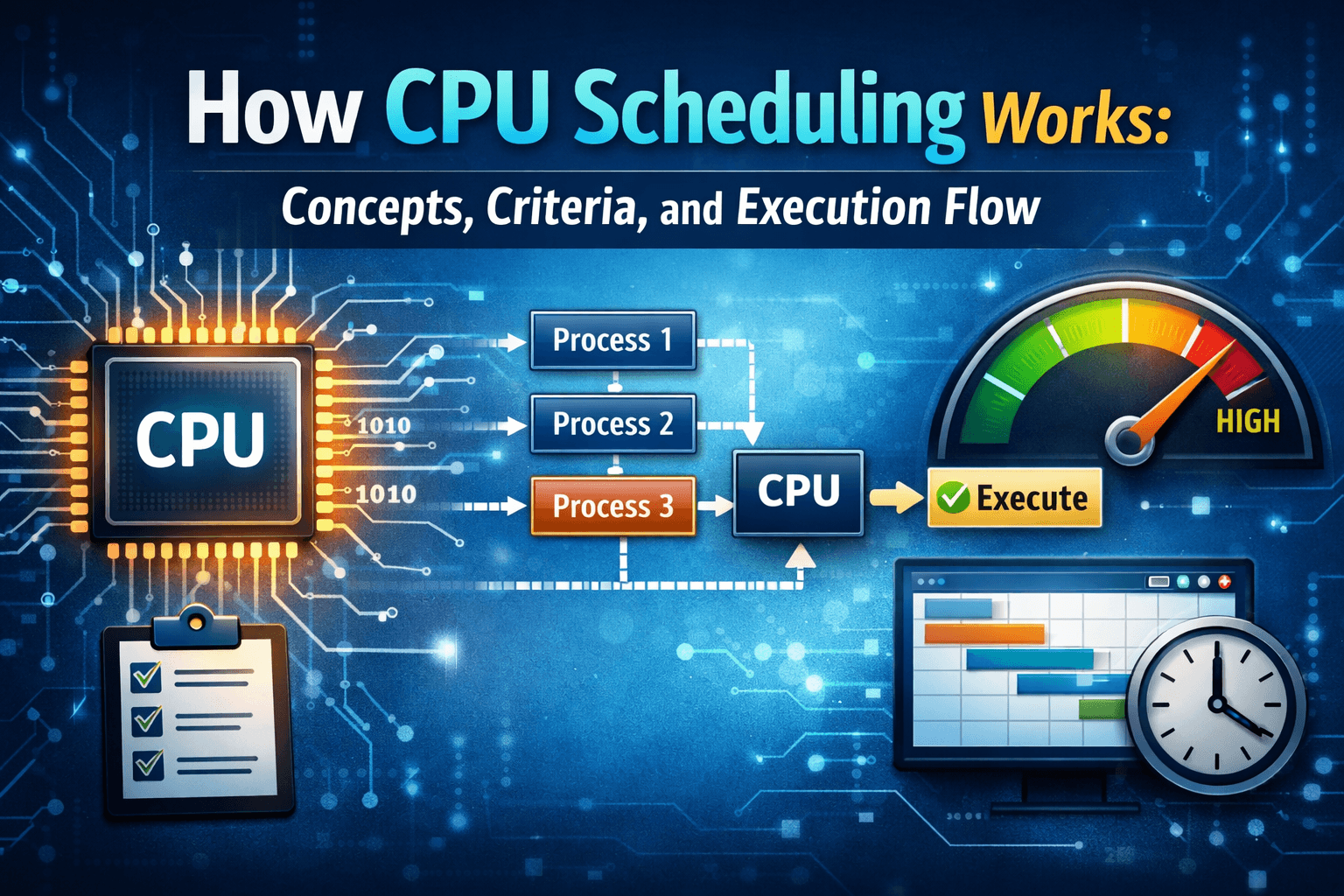 CPU Scheduling: From Basics to Execution Flow